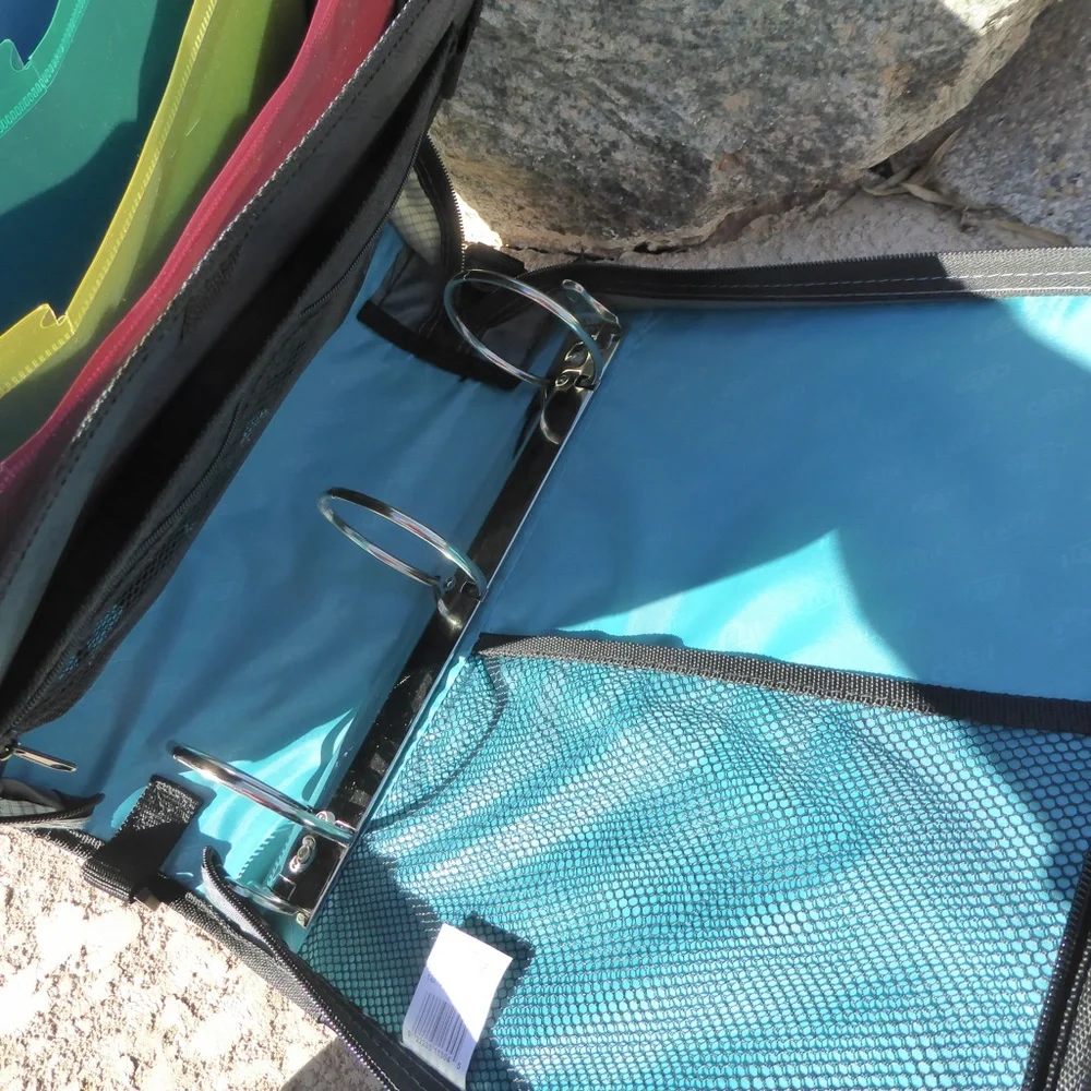 Case It Blue Binder School Paper Organizer with Strap
